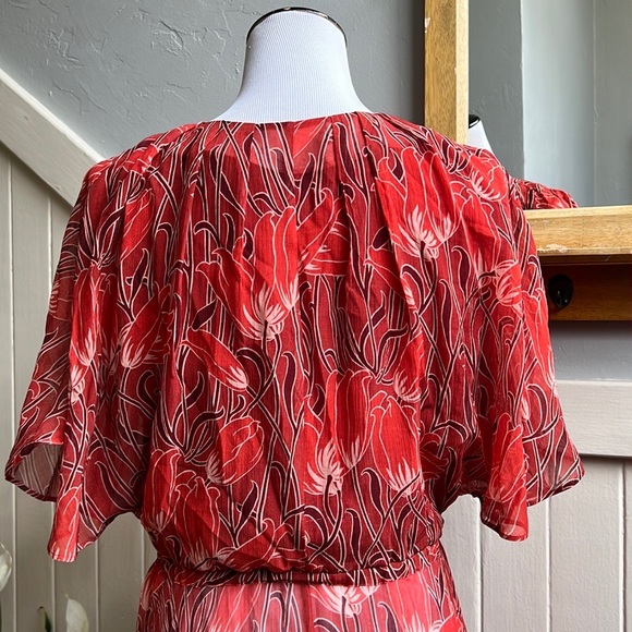 NWOT Banana Republic Belted Floral Maxi Dress - Picture 12 of 14